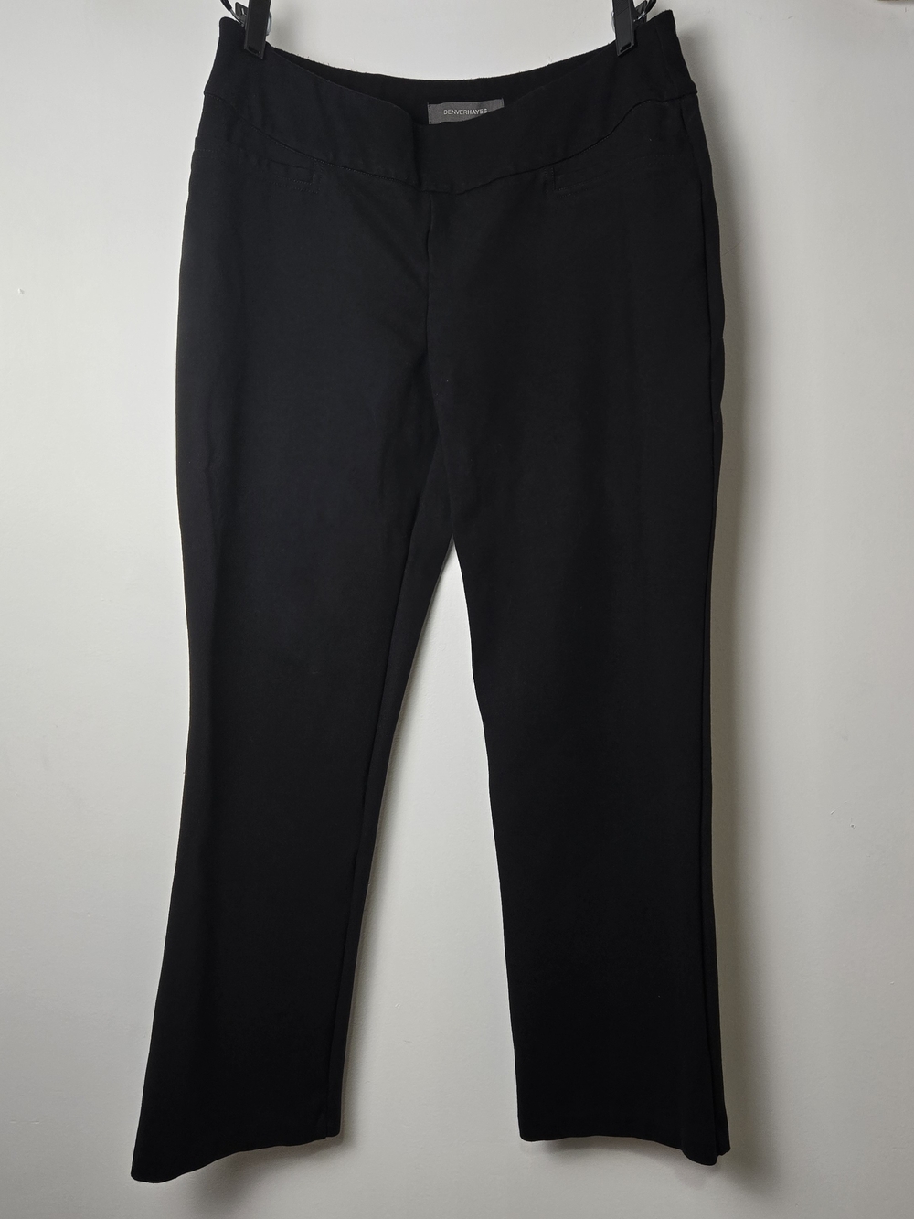 Denver Hayes Black Pants with Branded Waistband